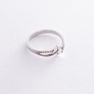 Помолвочное кольцо в белом золоте (бриллианты) к0011sh от ювелирного магазина Оникс - 2