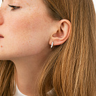 Срібні сережки "Paola" 123454 от ювелирного магазина Оникс - 4