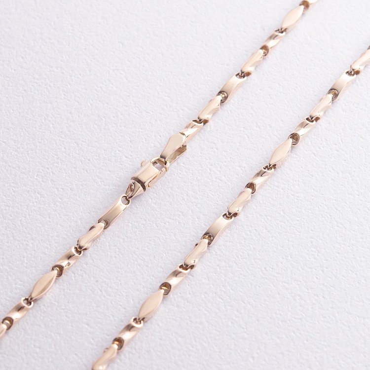 Колье - цепочка в желтом золоте кол02388 от ювелирного магазина Оникс