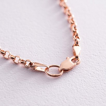 Золотой браслет плетение Якорное б03743 №3