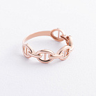 Каблучка "Helen" у червоному золоті к08475 от ювелирного магазина Оникс