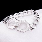 Срібний браслет з фіанітами 14764 от ювелирного магазина Оникс - 2