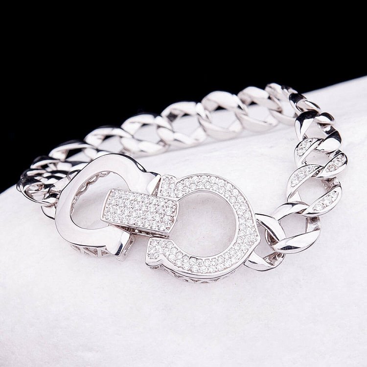 Срібний браслет з фіанітами 14764 від ювелірного магазину Онікс - 2