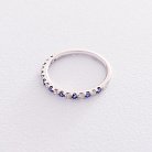 Золотое кольцо с бриллиантами и сапфирами кб0288ai от ювелирного магазина Оникс - 2