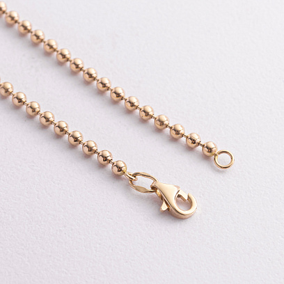 Браслет "Шарики" в  желтом золоте б05701 №3