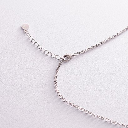 Серебряное колье "Шарики" 181249 №7