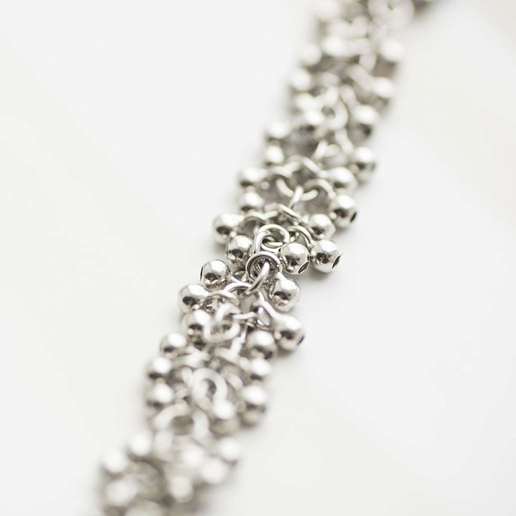 Серебряный браслет с шариками 141235 от ювелирного магазина Оникс - 5
