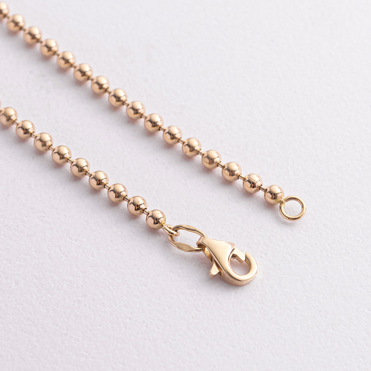 Браслет "Шарики" в  желтом золоте б05701 - 2 Браслет "Шарики" в  желтом золоте б05701 от ювелирного магазина Оникс - 2