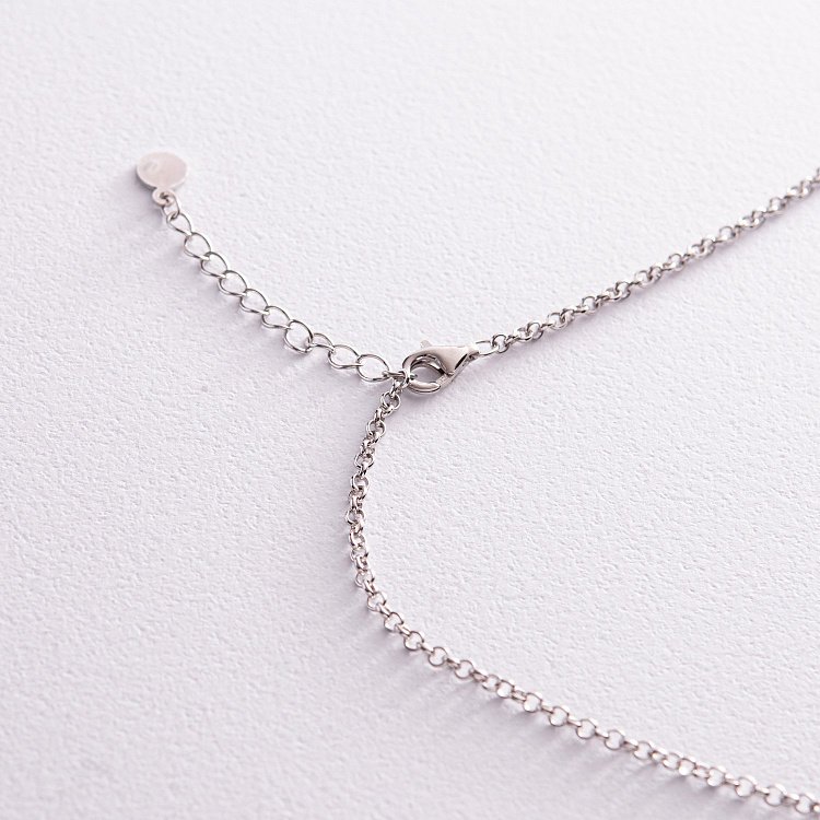 Серебряное колье "Шарики" 181249 от ювелирного магазина Оникс - 6