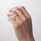 Кольцо в красном золоте к08379 от ювелирного магазина Оникс - 3