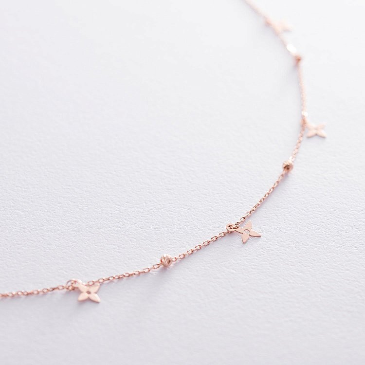 Золоте кольє Конюшина кол01520 від ювелірного магазину Онікс - 9