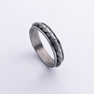 Чоловічий срібний перстень (чорніння) 1276 от ювелирного магазина Оникс