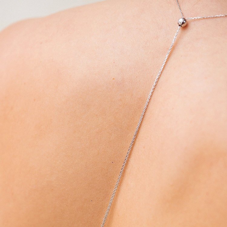 Золоте кольє - краватка "Кульки" кол02059 від ювелірного магазину Онікс - 3