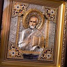 Икона "Святой Николай Чудотворец" Миколай-133 от ювелирного магазина Оникс - 1