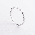 Каблучка "Milly" у білому золоті к08535 от ювелирного магазина Оникс - 1