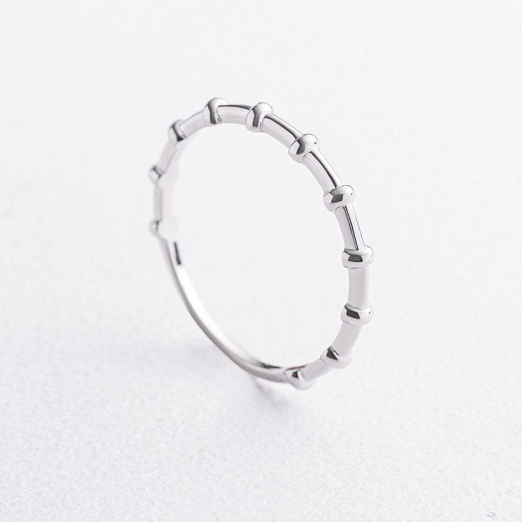 Каблучка "Milly" у білому золоті к08535 від ювелірного магазину Онікс - 1