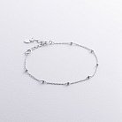 Срібний браслет "Шарики" 905-01224 от ювелирного магазина Оникс