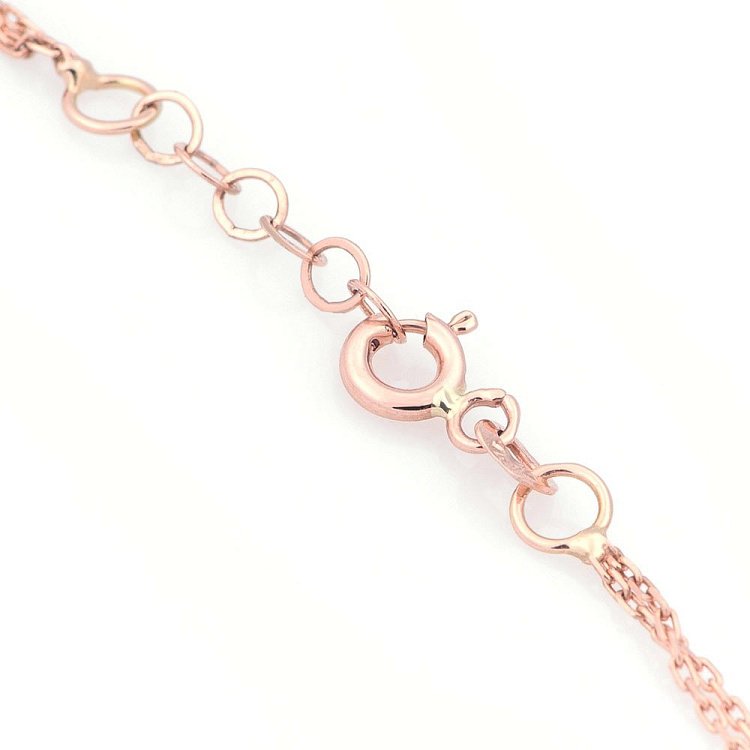 Золотий браслет "Корона з фіанітами" б02933 від ювелірного магазину Онікс - 3