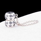 Серебряные шармы "Звездочка" на цепочке 132331 от ювелирного магазина Оникс