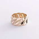 Широкое кольцо "Odette" в желтом золоте к07956 от ювелирного магазина Оникс