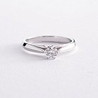 Помолвочное золотое кольцо с бриллиантом 26961121 от ювелирного магазина Оникс - 2