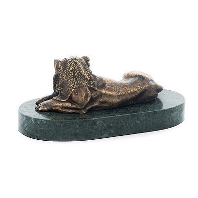 Бронзова фігура ручної роботи "Лев" сер00065 №3