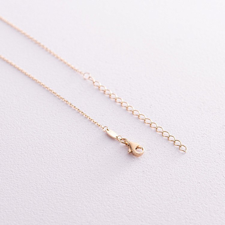 Кольє - ланцюжок "Кульки" у жовтому золоті кол02253 від ювелірного магазину Онікс - 11