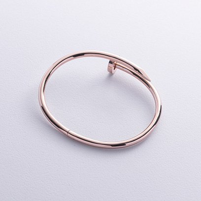 Браслет "Цвях" в червоному золоті б04683 №3