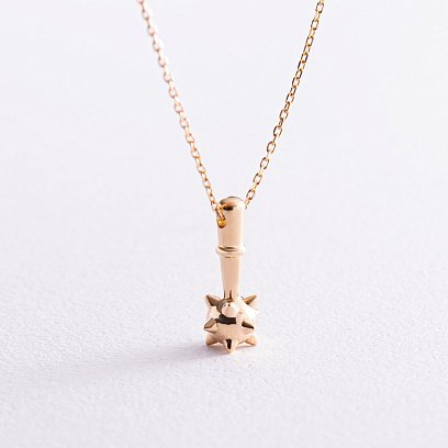 Кольє "Булава" у жовтому золоті кол02260