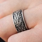 Серебряное кольцо "Японская волна" 7026 от ювелирного магазина Оникс - 18