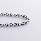 Чоловічий срібний браслет "Нескінченність" 141652 от ювелирного магазина Оникс - 2