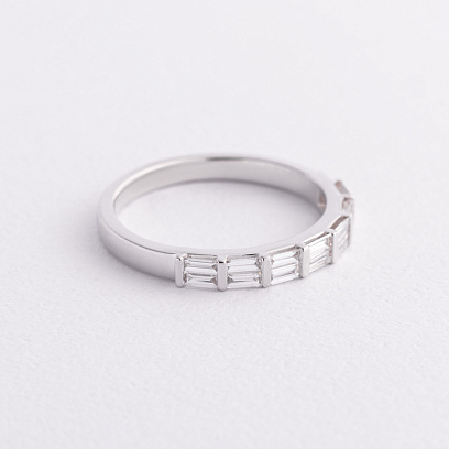 Золота каблучка з діамантами кб0590ri №2