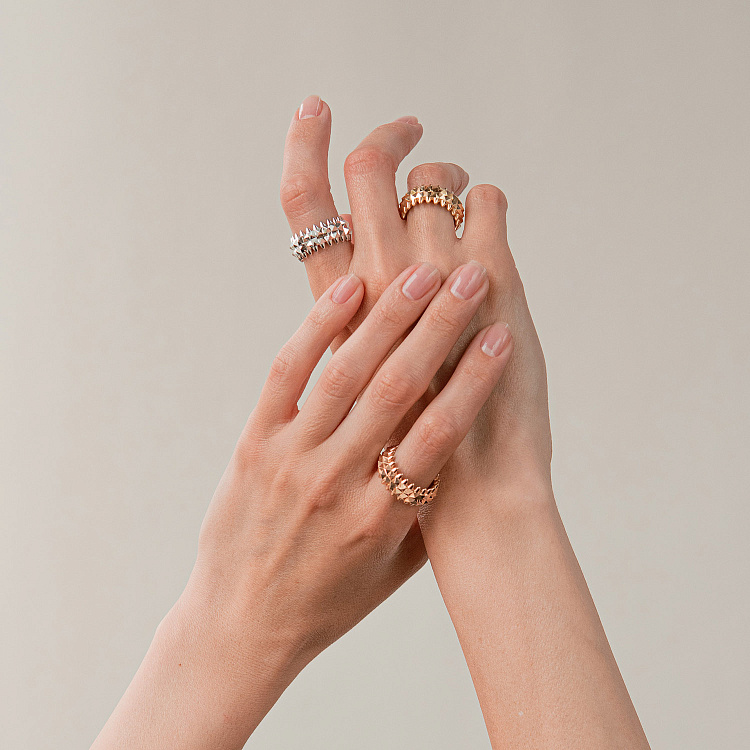 Каблучка "Pauline" у білому золоті к08341 від ювелірного магазину Онікс - 3