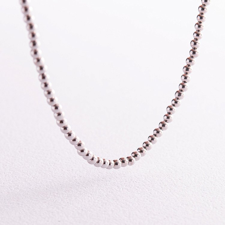 Срібне кольє "Кульки" 181214 від ювелірного магазину Онікс - 3