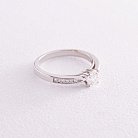 Помолвочное золотое кольцо с бриллиантами кб0420 от ювелирного магазина Оникс - 2