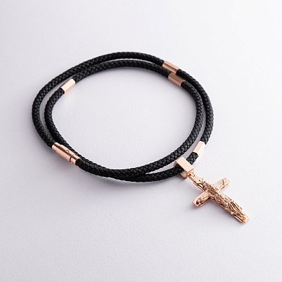 Золотой крест "Трех Святых" 11062400 №3