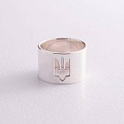 Серебряное кольцо "Герб Украины - Тризуб" 112676 от ювелирного магазина Оникс - 10