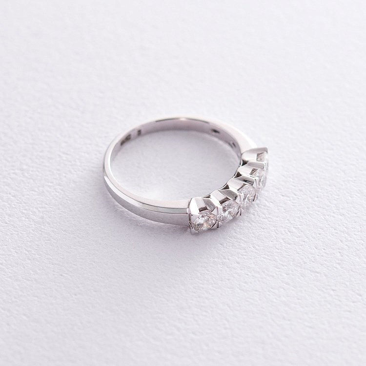 Золота каблучка з діамантами кб0092cha від ювелірного магазину Онікс - 3