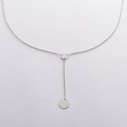 Золотое колье с монетками (возможна гравировка) кол01480 №2