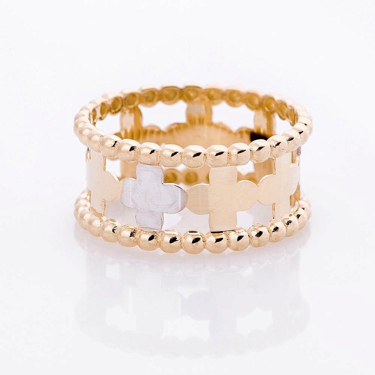 Золота каблучка к04989 від ювелірного магазину Онікс - 2