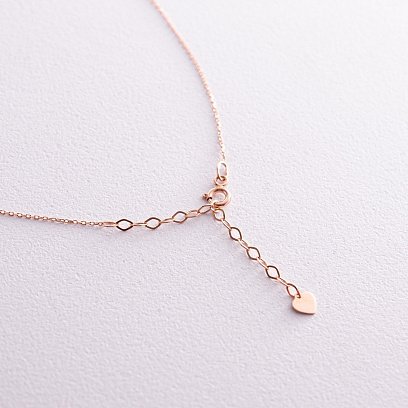 Кольє "Блискавка" у червоному золоті кол02296 №6