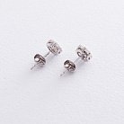Золоті сережки - пусети (діаманти) с135 от ювелирного магазина Оникс - 2