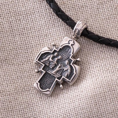 Православный крест "Распятие. Введение во Храм Пресвятой Богородицы" 13510 №5