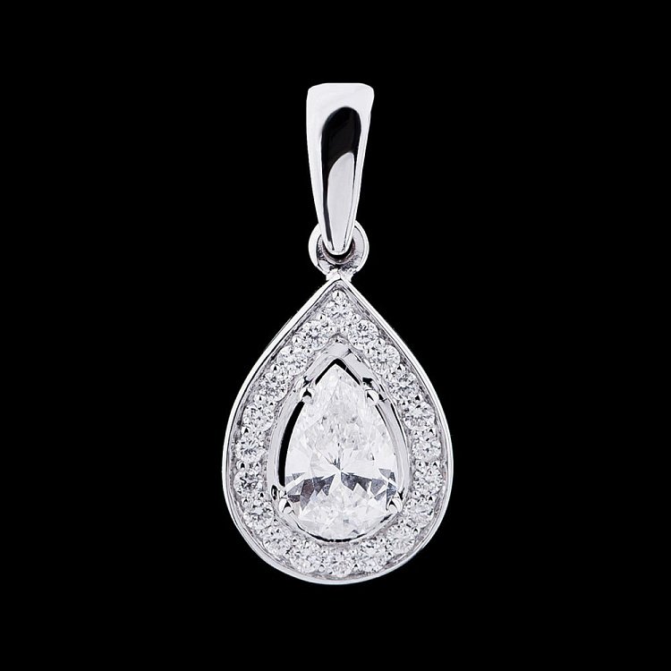 Золота підвіска з діамантами п0467б від ювелірного магазину Онікс - 1