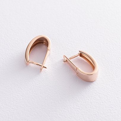 Золотые серьги "Минимализм" с07204 №3