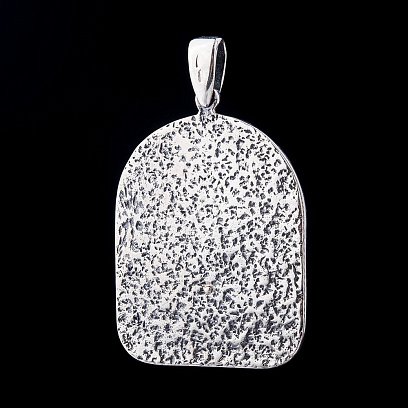 Срібна ладанка з перламутром 131125 №2