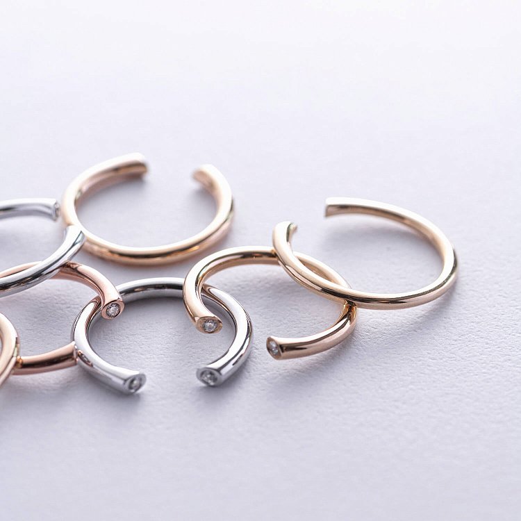 Кольцо "Джолин" в белом золоте (фианиты) к07416 - 9 Кольцо "Джолин" в белом золоте (фианиты) к07416 от ювелирного магазина Оникс - 9