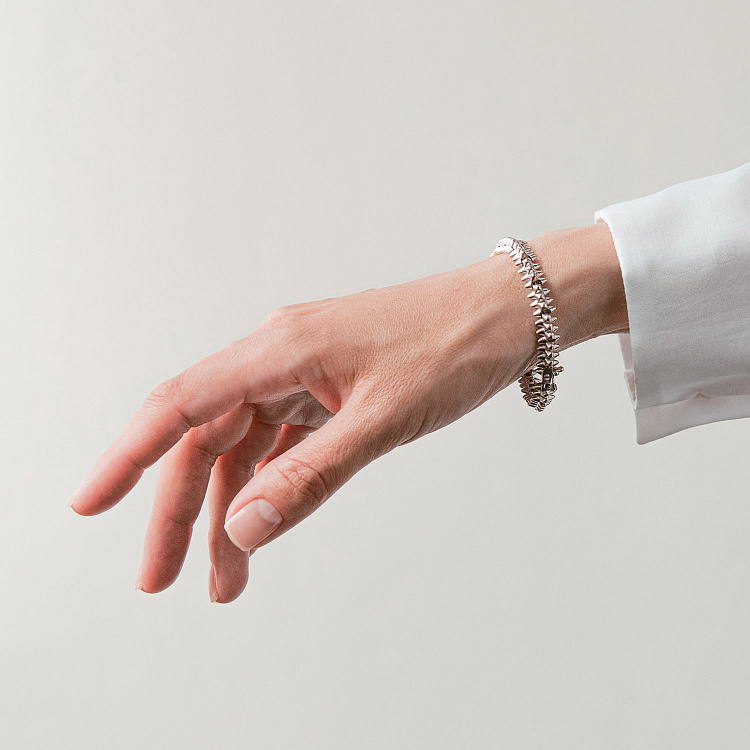 Браслет "Тереза" у білому золоті б05429 від ювелірного магазину Онікс - 3