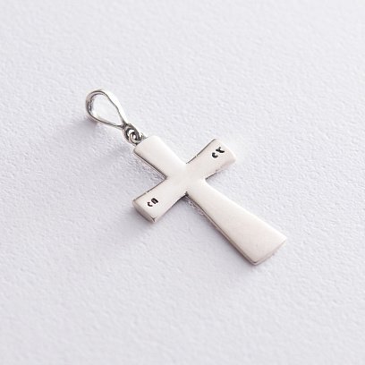 Серебряный православный крест 132998 №2