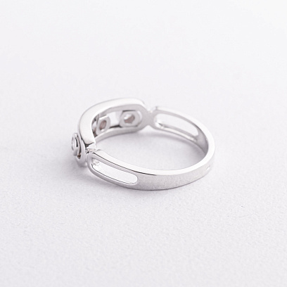 Серебряное кольцо "Daphne" с фианитами 112850 №3